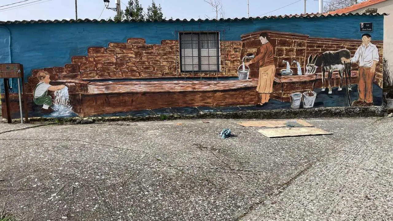 Mural en Ricobayo
