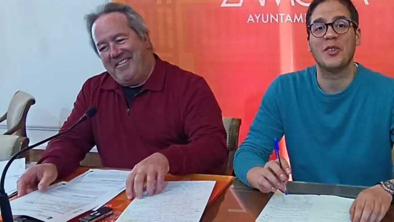 Rueda de prensa del alcalde y el concejal Pablo Novo. Imagen de archivo