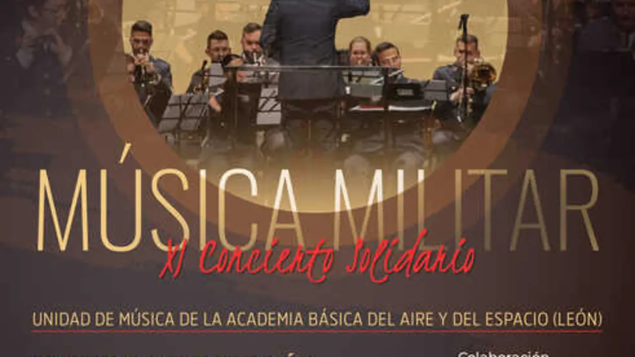 CARTEL XI Concierto Solidario Música Militar