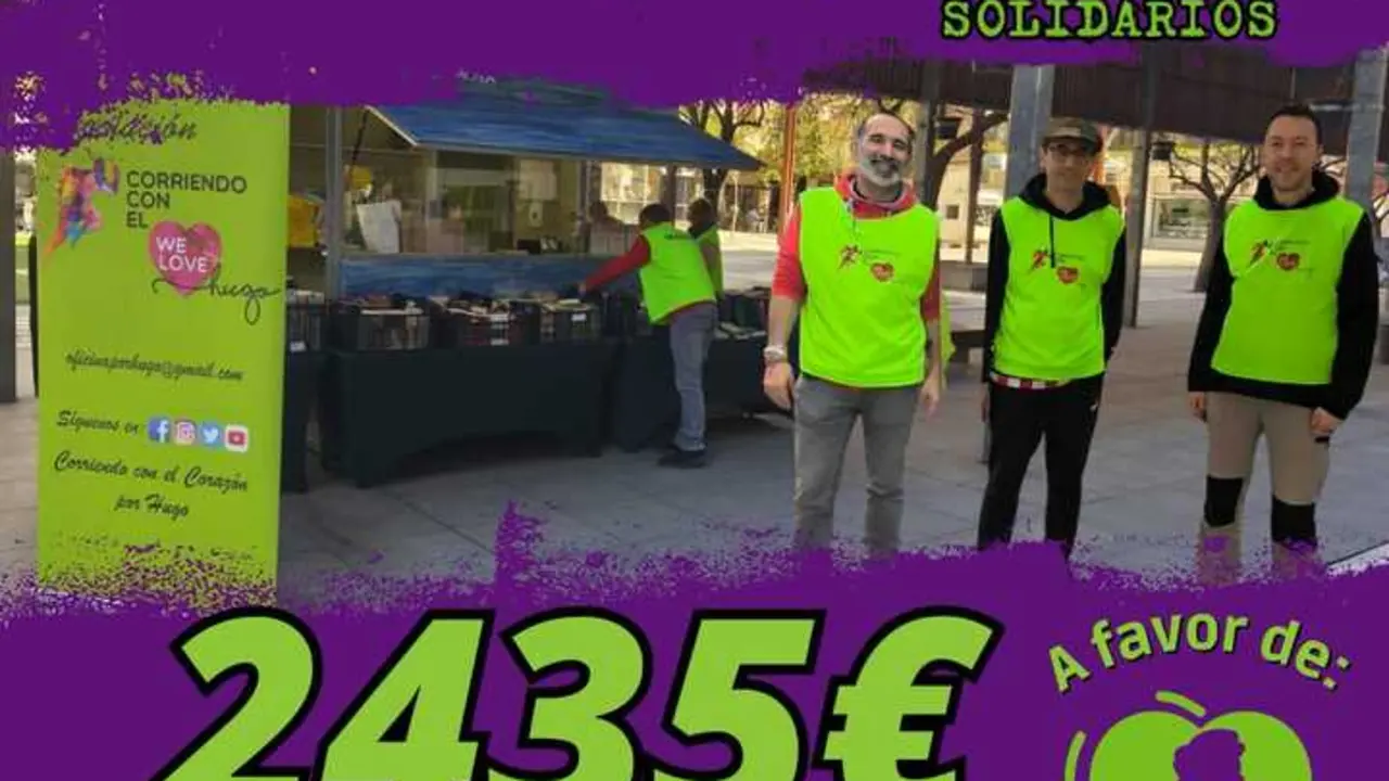Recaudaci&oacute;n mercadillo libros Asociaci&oacute;n Corriendo con el Coraz&oacute;n por Hugo