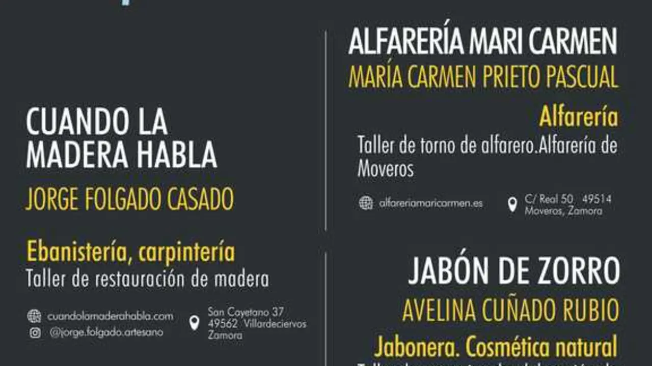 Cartel con la programaci&oacute;n