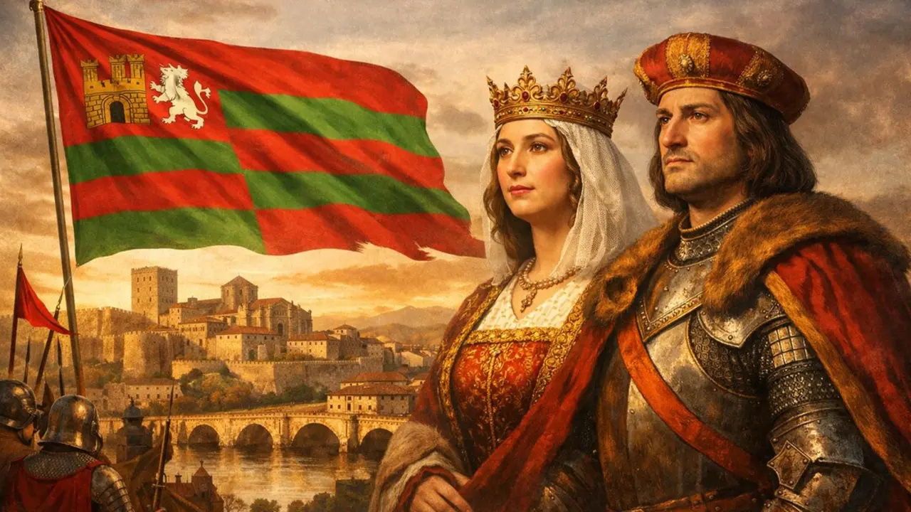 Reyes Cat&oacute;licos sobre Zamora medieval