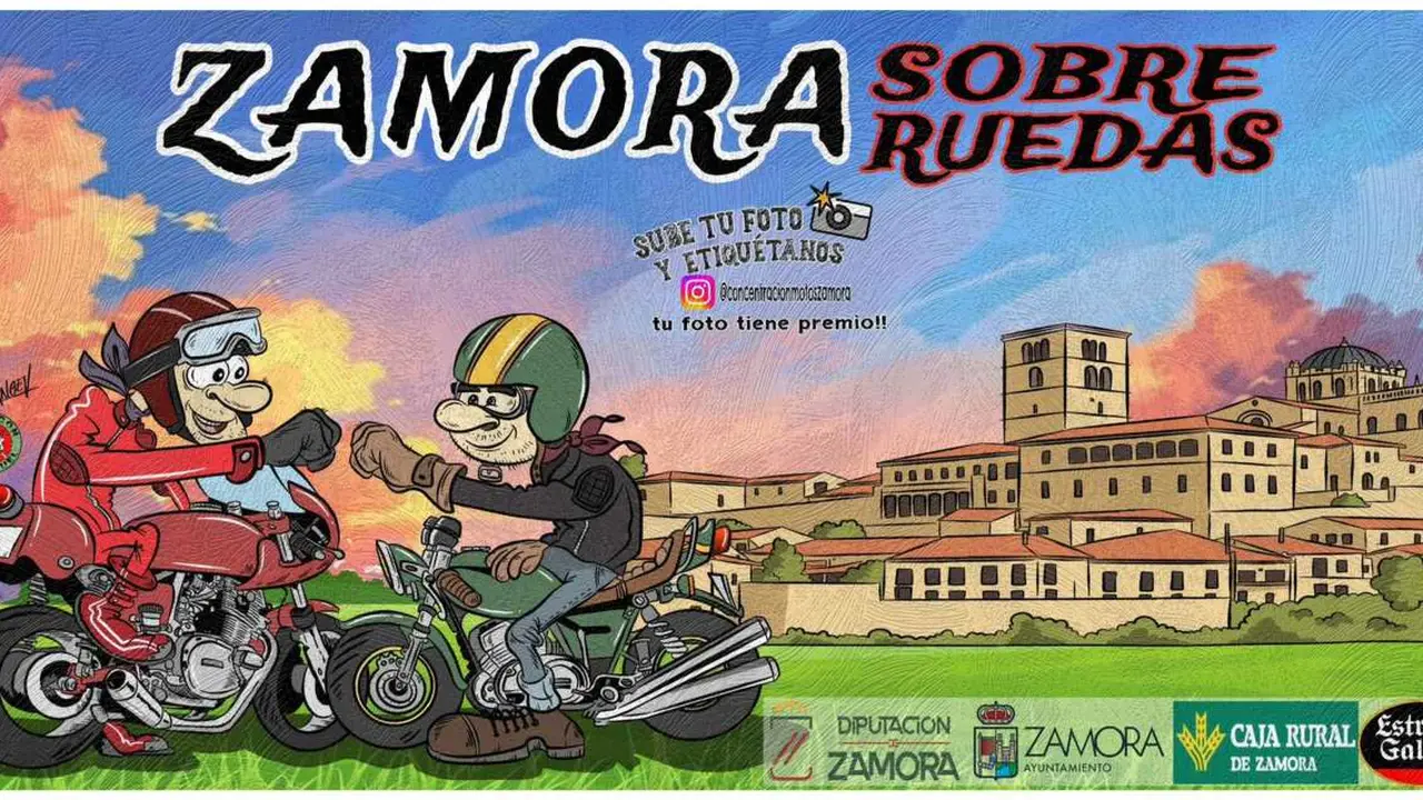 Cartel oficial Concentraci&oacute;n Zamora Sobre Ruedas
