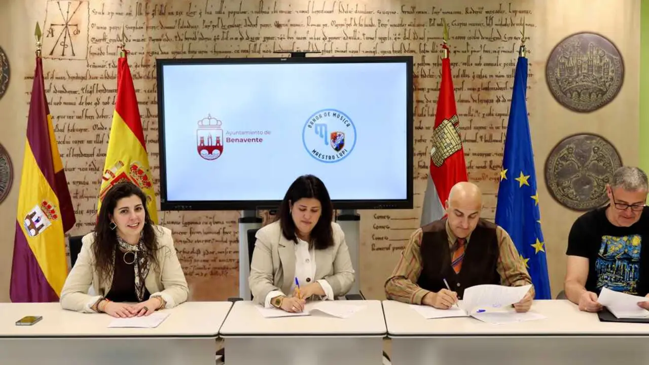 Convenio Ayuntamiento de Benavente con la Banda Mestro Lupi
