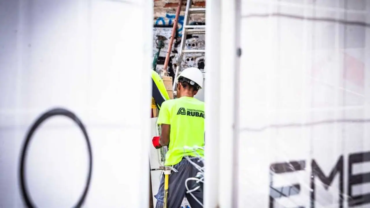Trabajador de la construcci&oacute;n. Foto Ministerio de Trabajo