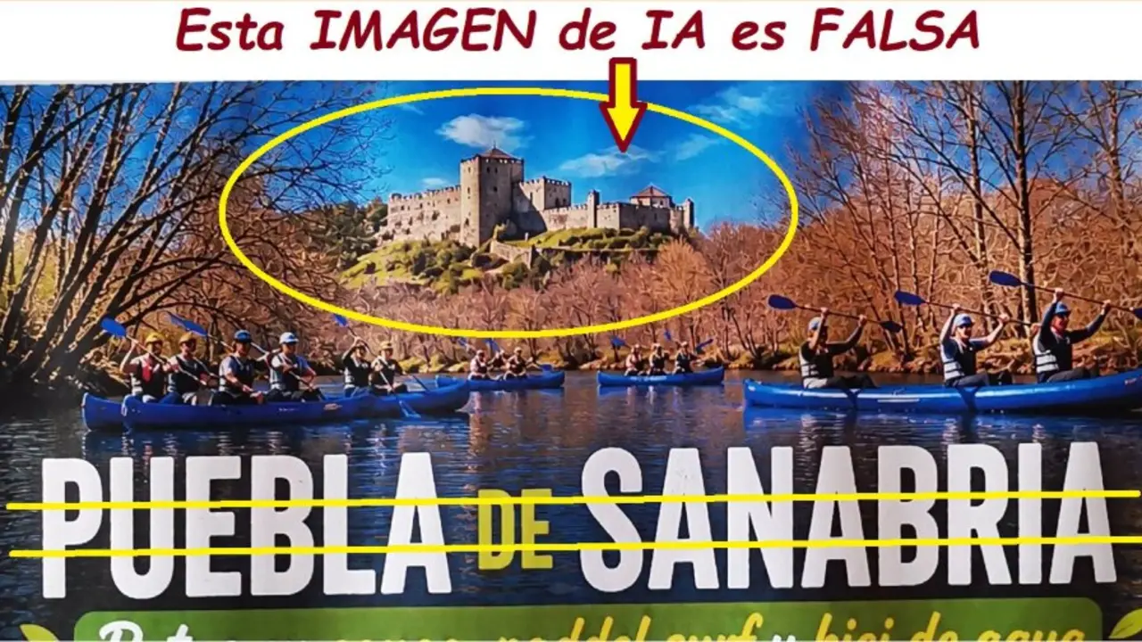 Imagen de IA de Puebla de Sanabria