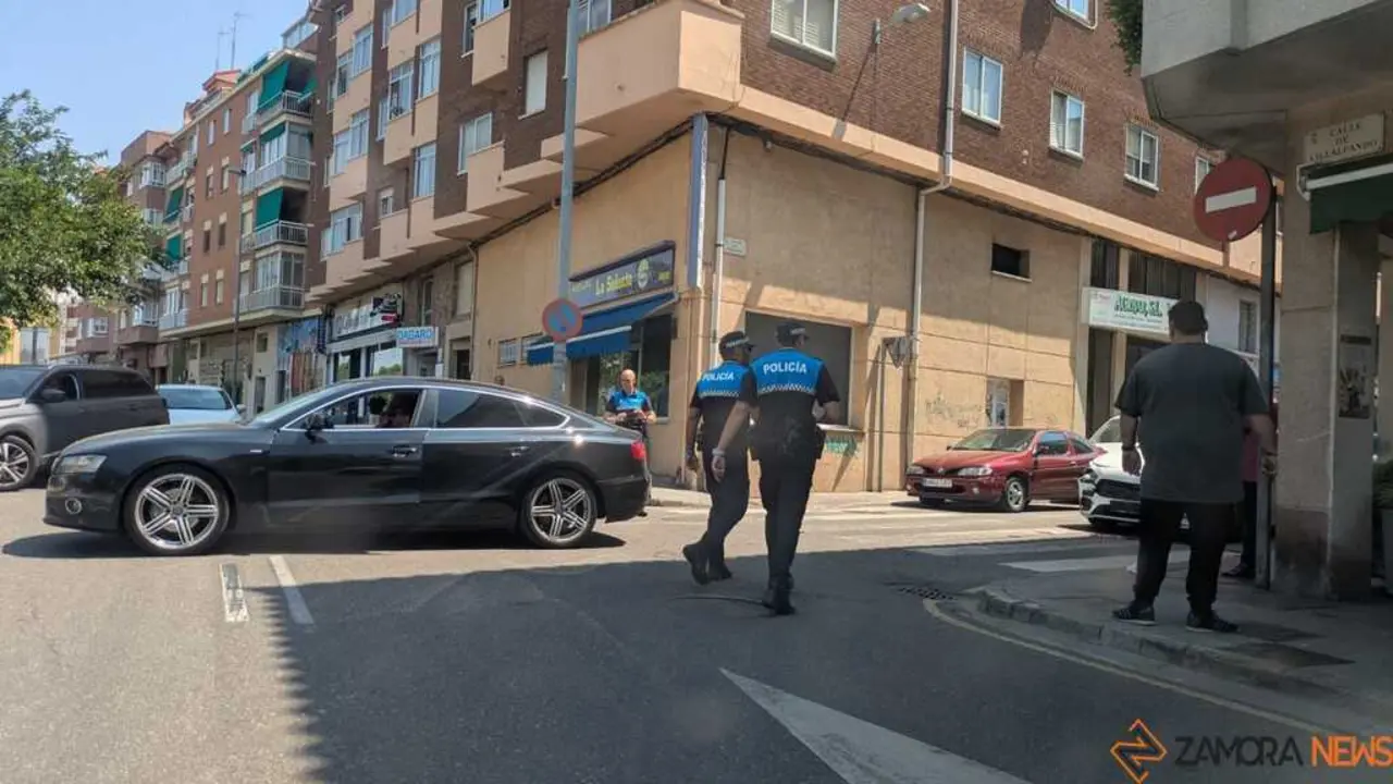 Accidente con fuga en Zamora _2
