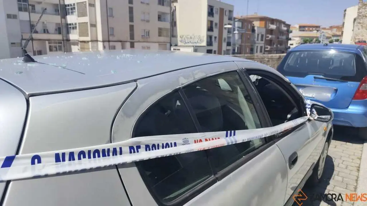 vandalismo coches bario de la Lana Zamora 