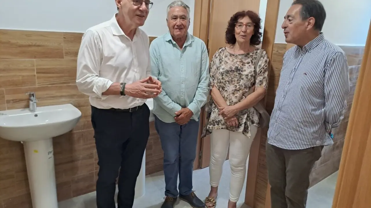 Obras en el  edificio de Patrimonio Sindical de Bermillo de Sayago