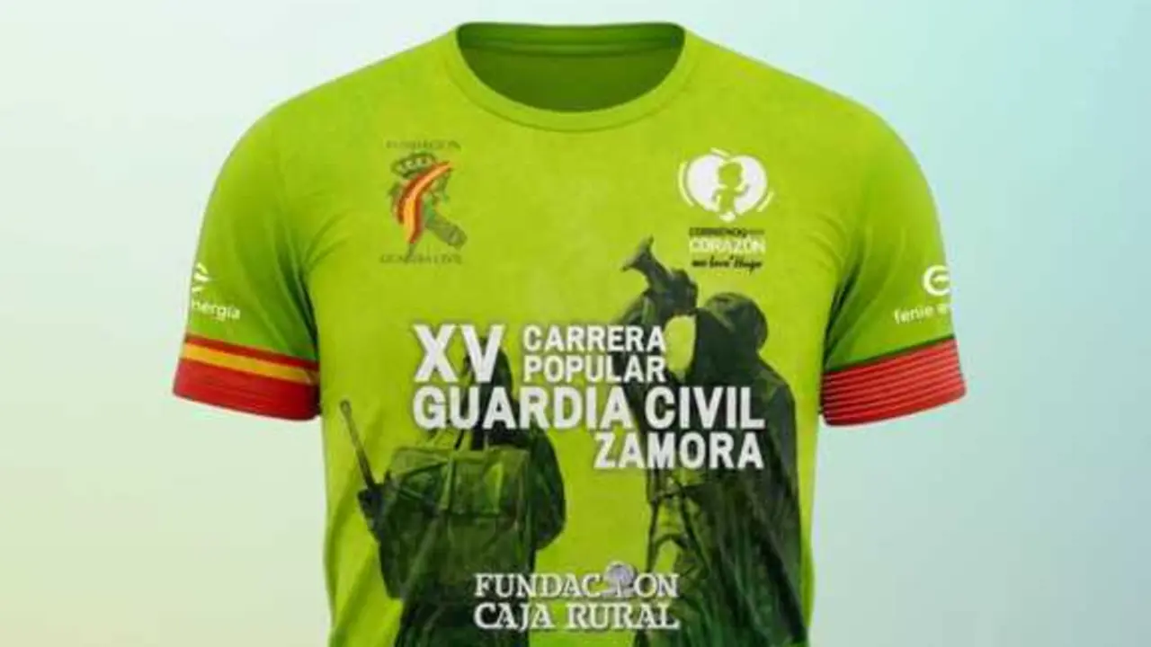 Camiseta Carrera de la Guardia Civil de Zamora 2026 - imagen redes
