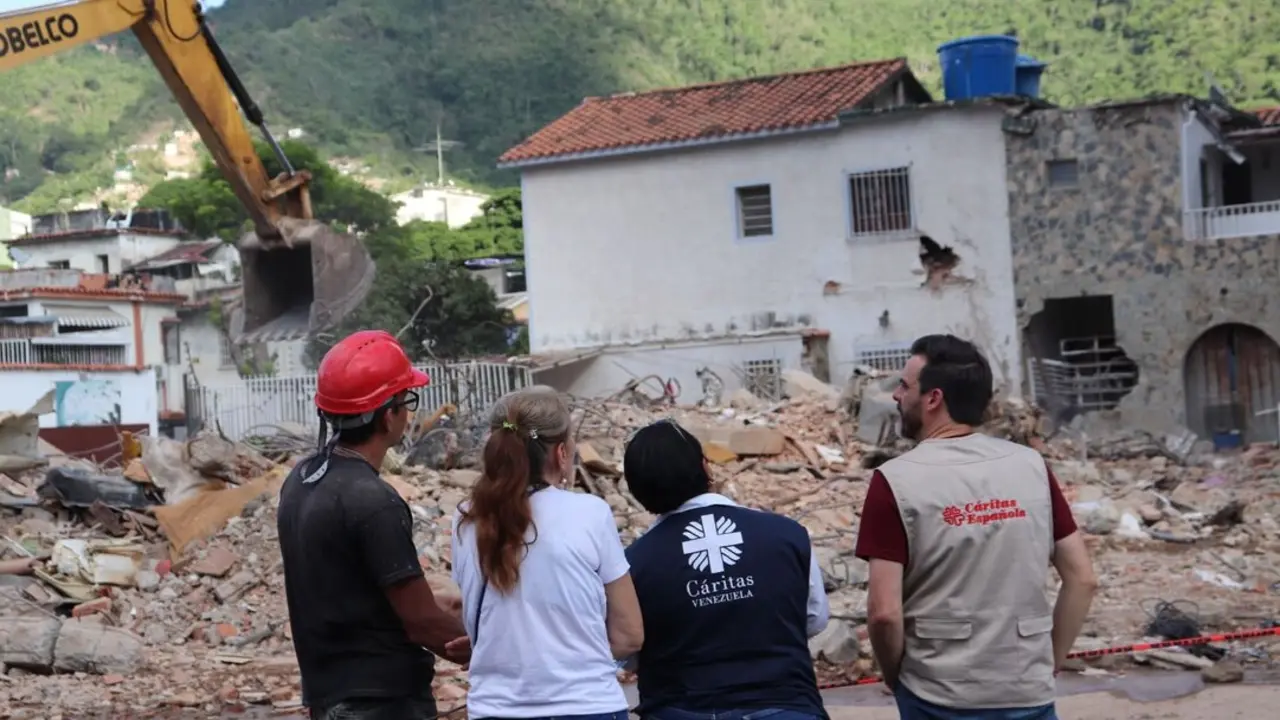 C&aacute;ritas terremoto Venezuela