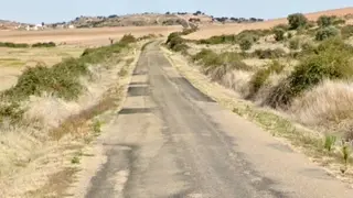 Carretera ZA-320 desde La Pueblica a Almeida