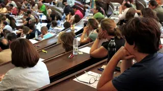 Aspirantes en unas oposiciones