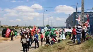 Imagen de archivo de una protesta trabajadores Siro en Toro