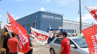 Imagen de archivo de una protesta trabajadores Siro en Toro