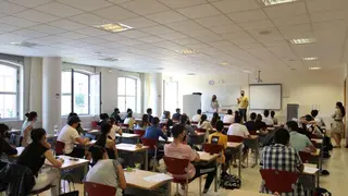 Imagen de archivo  de alumnos de la EBAU en la Escuela Politécnica de ZAMORA