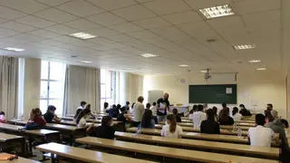 Imagen de archivo de alumnos de la EBAU en la Escuela Politécnica de Zamora