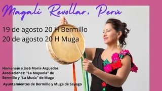 Cartel actuación Magali Revollar