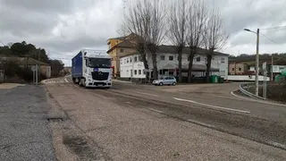 N-122 a su paso por Alcañices