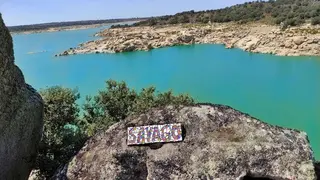 Mosaico en la zona del embalse de Almendra, en el término de Carbellino