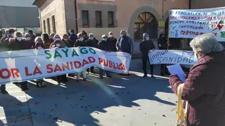 Nueva protesta sanitaria en Bermillo de Sayago