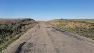 Estado de la ZA-604 en la Guareña