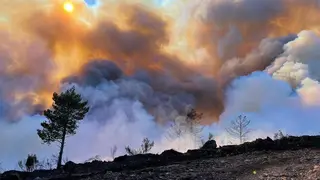 Foto fuego Hermisende @AT_Brif