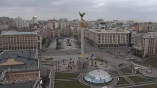 Impactante imagen de Kiev vacía