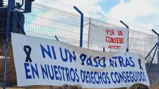 Protesta de los trabajadores de la planta de Siro en Toro. Foto de  archivo