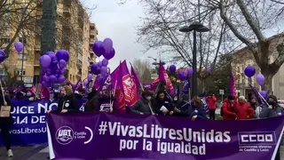 Manifestación sindical por el 8M