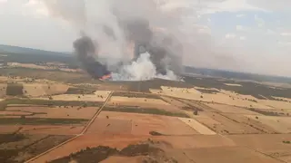 Incendio vía 112 CYL