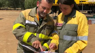 Técnicos de la Junta en Tábara