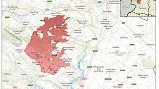 Mapa COPERNICUS. Fuente: @CopernicusEMS