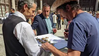 Acto de recepción de los representantes de las Casas de Zamora dentro de la Feria Fromago. Fotografía: Diputación de Zamora