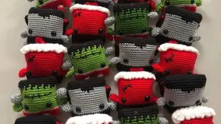 Amigirumis de Halloween elaborados por la zamorana Noelia Fraile