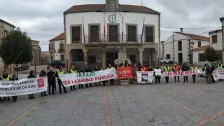 Protesta Sanidad Sayago. Fotografía: CEDIDA