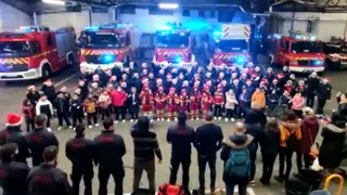 Visita colegio Divina Providencia al parque de Bomberos de Zamora