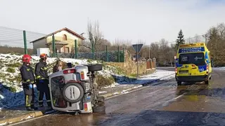 Accidente en Palacios de Sanabria
