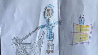 El dibujo especial de esta pequeña zamorana (1)