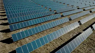 Placas fotovoltaicas. Fotografía de archivo