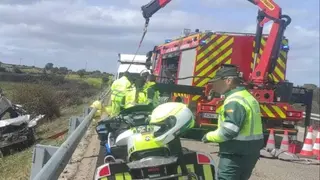 Accidente mortal en la N122 a la altura de Muelas