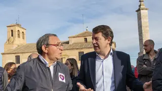 El presidente de la Junta, Alfonso Fernández Mañueco, durante la celebración del Día de CyL en Villalar archivo