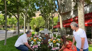 Ofrenda floral Donantes de Sangre