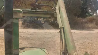 Una de las bajas de ganado vacuno por la EHE en una explotación ganadera de Piñuel. Fotografía: CEDIDA