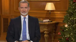 El rey Felipe VI en el tradicional discurso de Navidad
