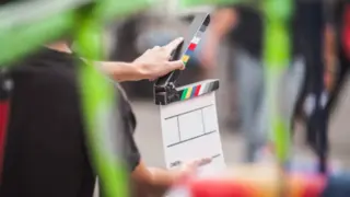 Fotografía de archivo rodaje de película