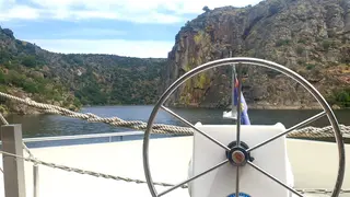 El timón de Europarques a su paso por los Arribes del Duero. Fotografía: P.G.