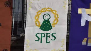 El nuevo diseño del repostero de la Cofradía Virgen de la Esperanza