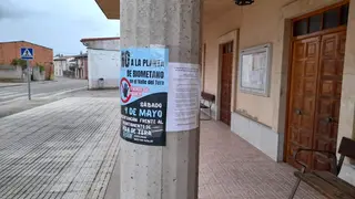 Convocatoria protesta contra la construcci&oacute;n de la planta de biog&aacute;s en Vega de Tera. Fotograf&iacute;a: CEDIDA