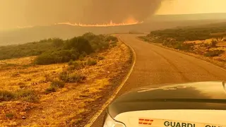 Incendio la Laguna de los Peces Sanabria